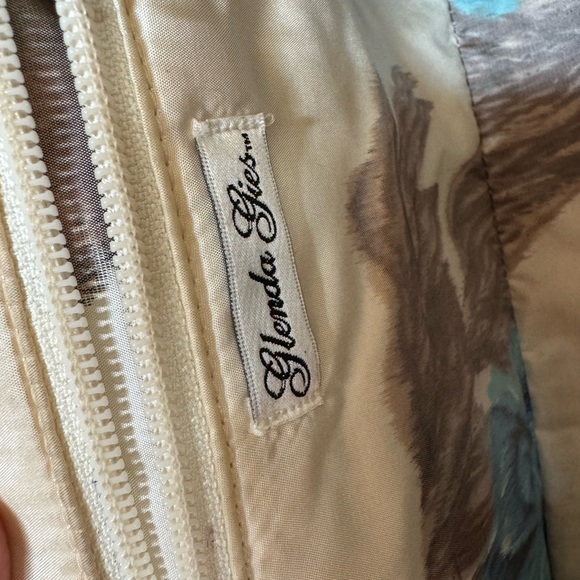 Aqua Glenda Gies quilted bag - Picture 5 of 9